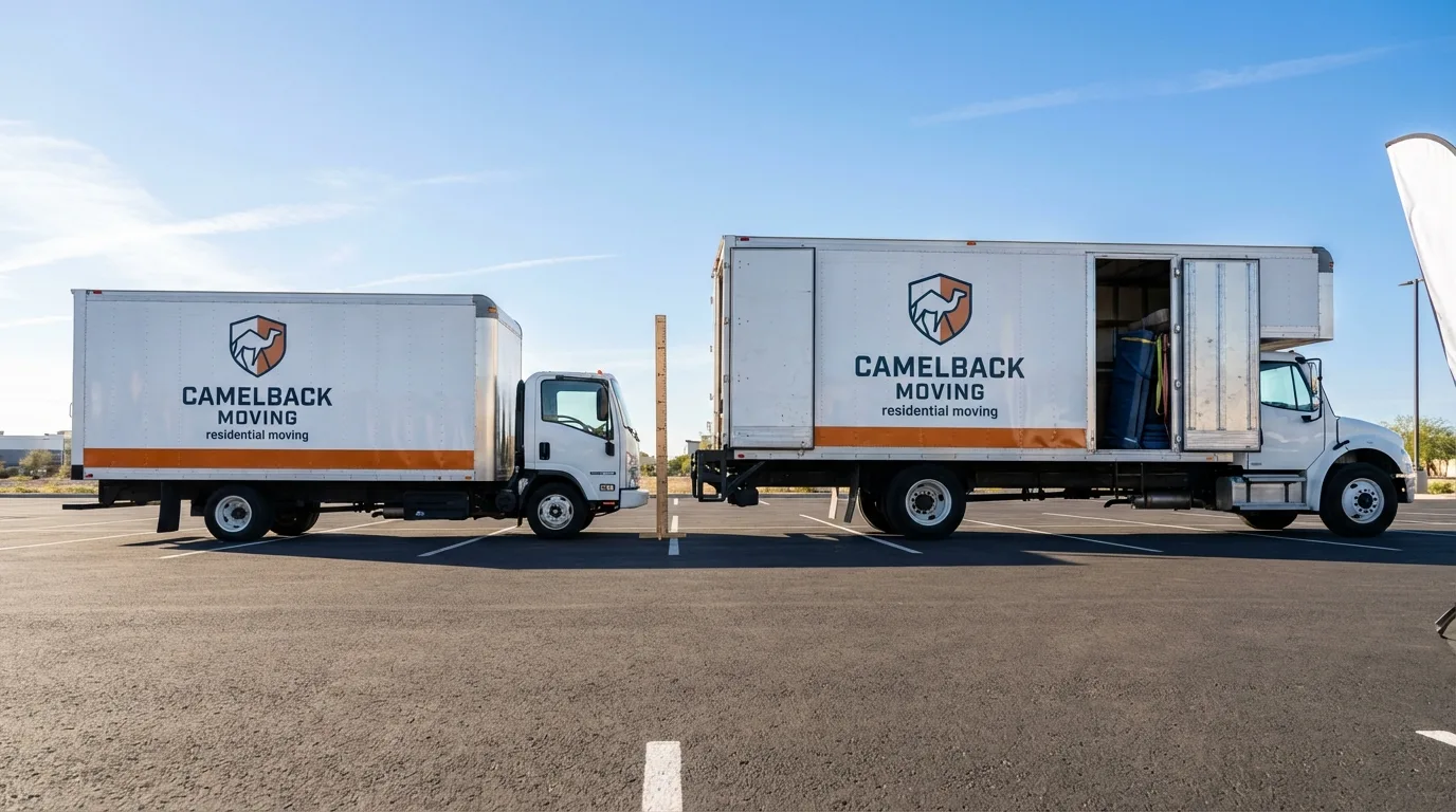 Moving truck size capacity guide in Saratoga